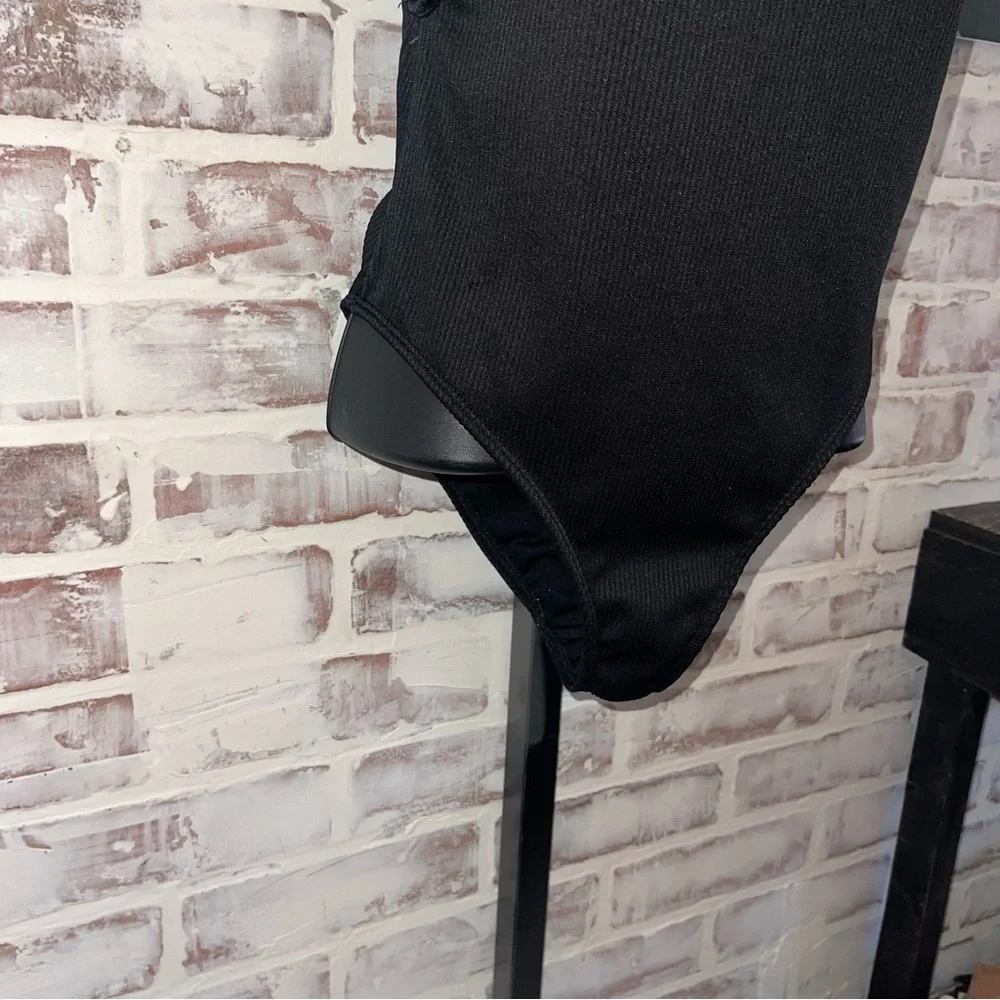 Black Sleeveless swimsuit size 8
